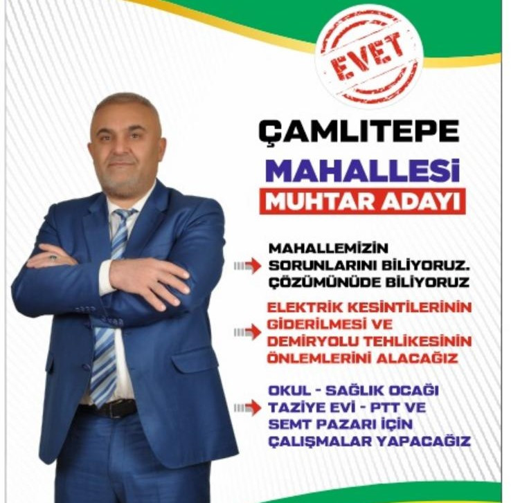 GÜNEŞ, ÇAMLITEPE MUHTAR ADAYI